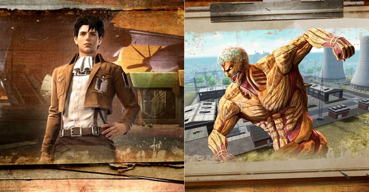 Free Fire reúne jogadores para lutar pela sobrevivência em evento de Attack on Titan