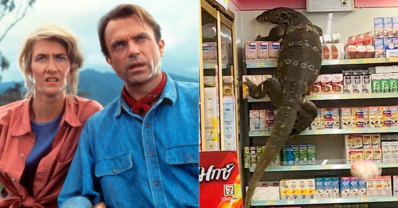 Jurassic World comenta vídeo viral sobre lagarto gigante: ‘não fomos nós’
