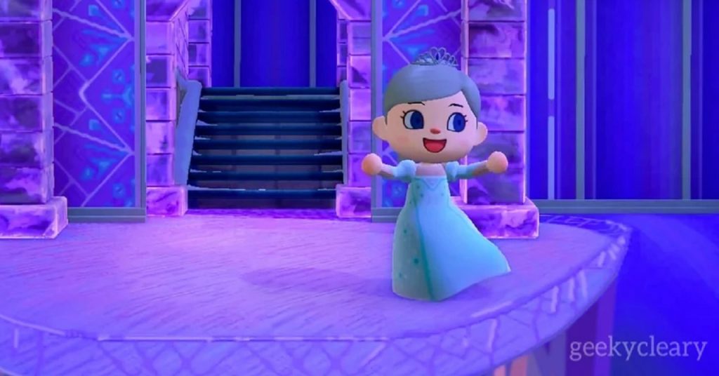 Animal Crossing: fã de Frozen recria cena de “Let It Go” de Elsa