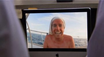 Por que o Andy foi navegar para o Caribe em The Office?
