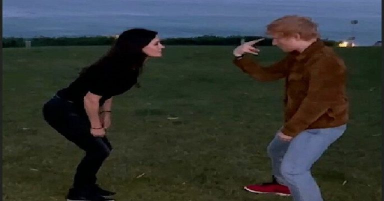 Friends Ed Sheeran Courteney Cox
