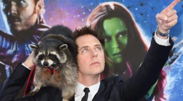 Guaxinins destroem residência de fã e James Gunn vai pagar a conta