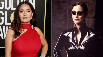 Salma Hayek relembra teste embaraçoso para papel de Trinity, em Matrix