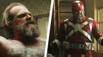 Viúva Negra: David Harbour ficou preso de verdade no traje de Guardião Vermelho