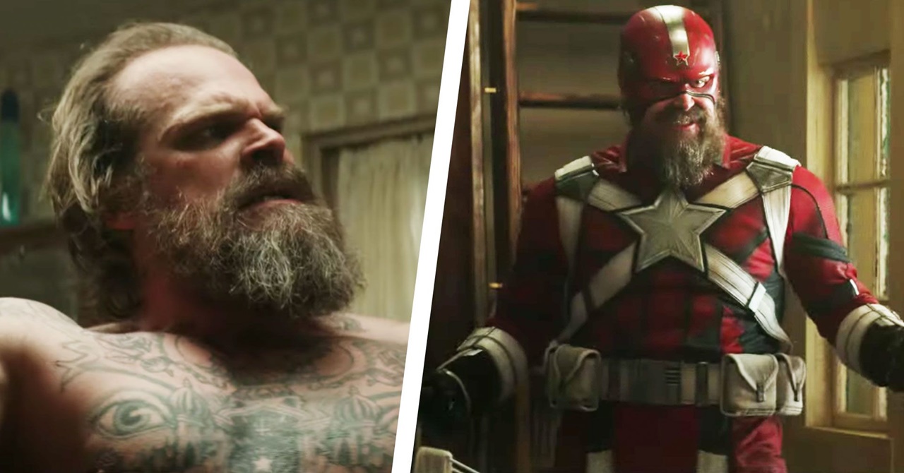 Viúva Negra: David Harbour ficou preso de verdade no traje de Guardião Vermelho