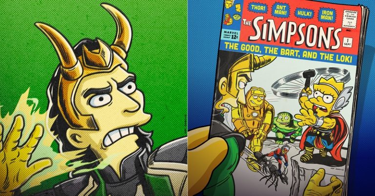 o bem o bart e o loki