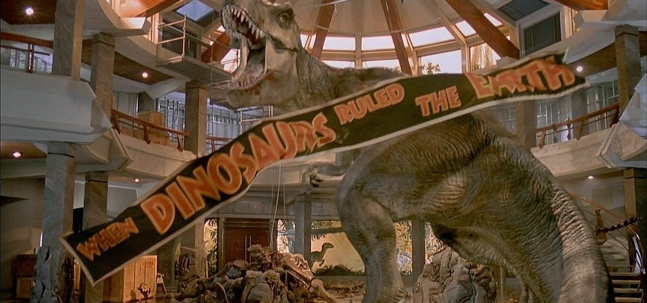 t-rex fim jurassic park