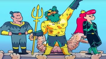 Com estilo de animação bem diferente, nova minissérie do Aquaman ganha 1º trailer