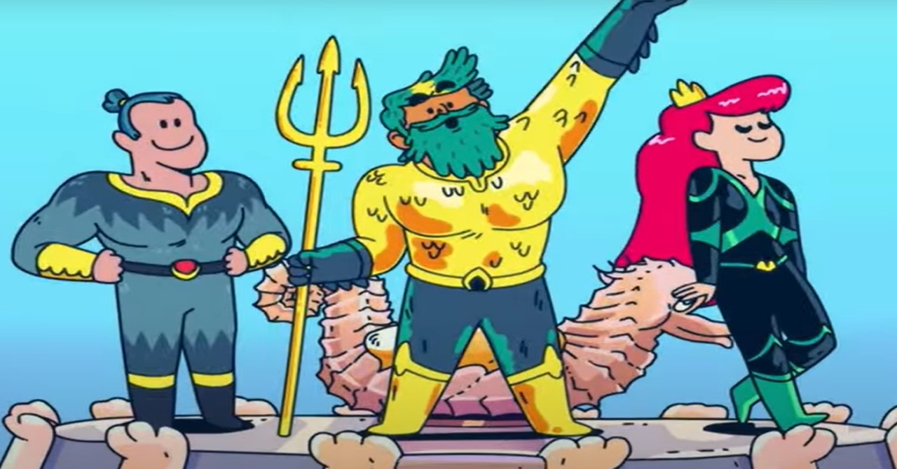 Com estilo de animação bem diferente, nova minissérie do Aquaman ganha 1º trailer