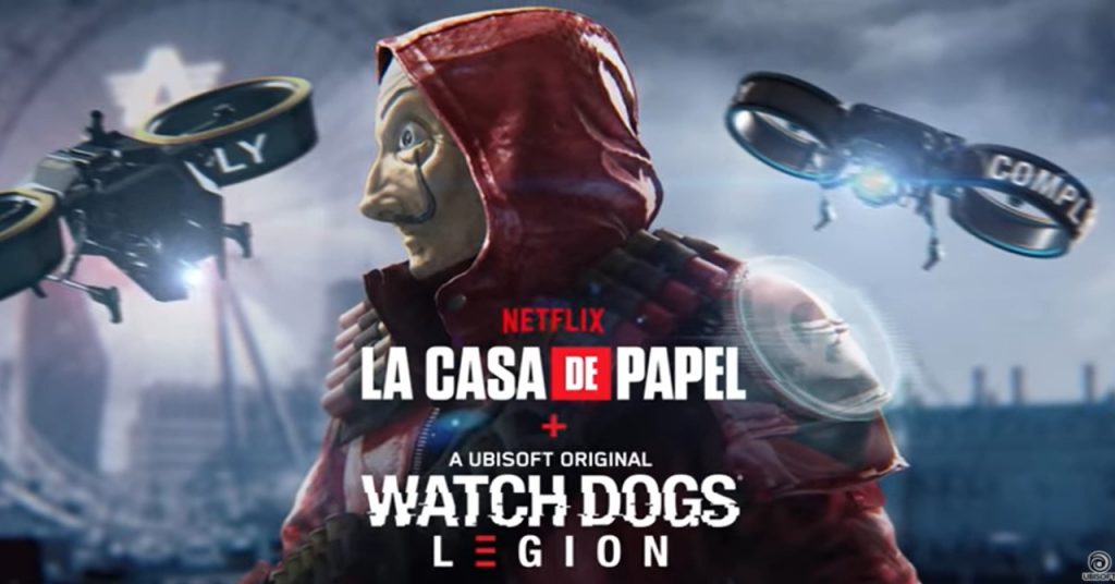 Antes de sair a Parte 5, La Casa de Papel vai ter crossover com o game Watch Dogs