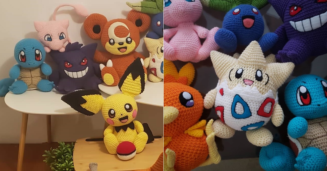 Fã está tentando crochetar TODOS os 898 Pokémon – por uma causa nobre!
