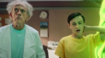 Rick & Morty: Christopher Lloyd sonha com um crossover com De Volta Para o Futuro