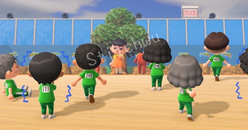 Round 6: fãs recriam a série sul-coreana dentro de Animal Crossing