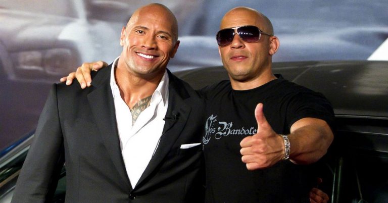 The Rock e Vin Diesel velozes e furiosos