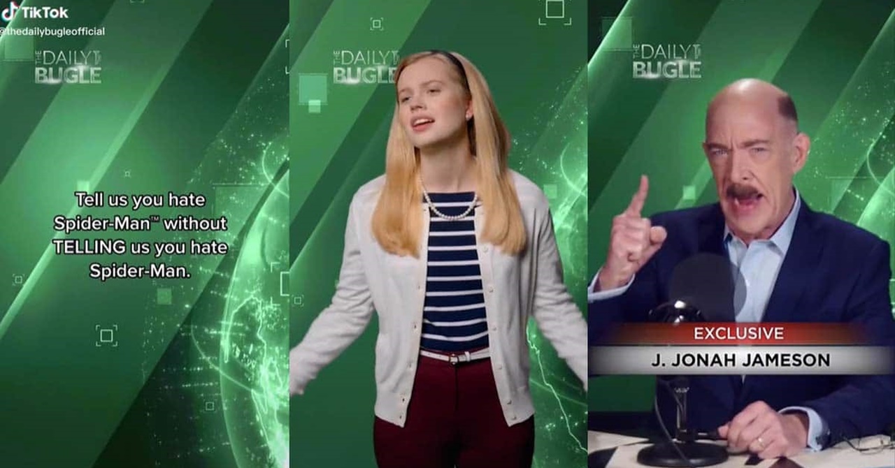 Homem-Aranha 3: Clarim Diário ganha conta oficial no TikTok da vida real