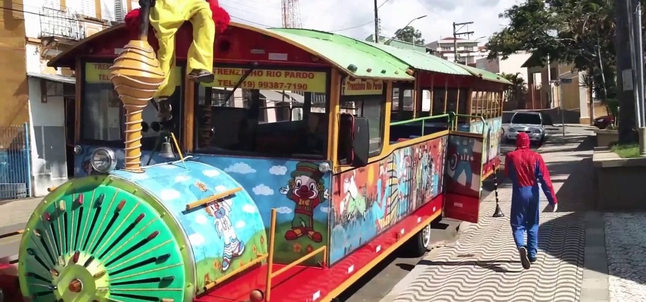 homem-aranha trenzinho
