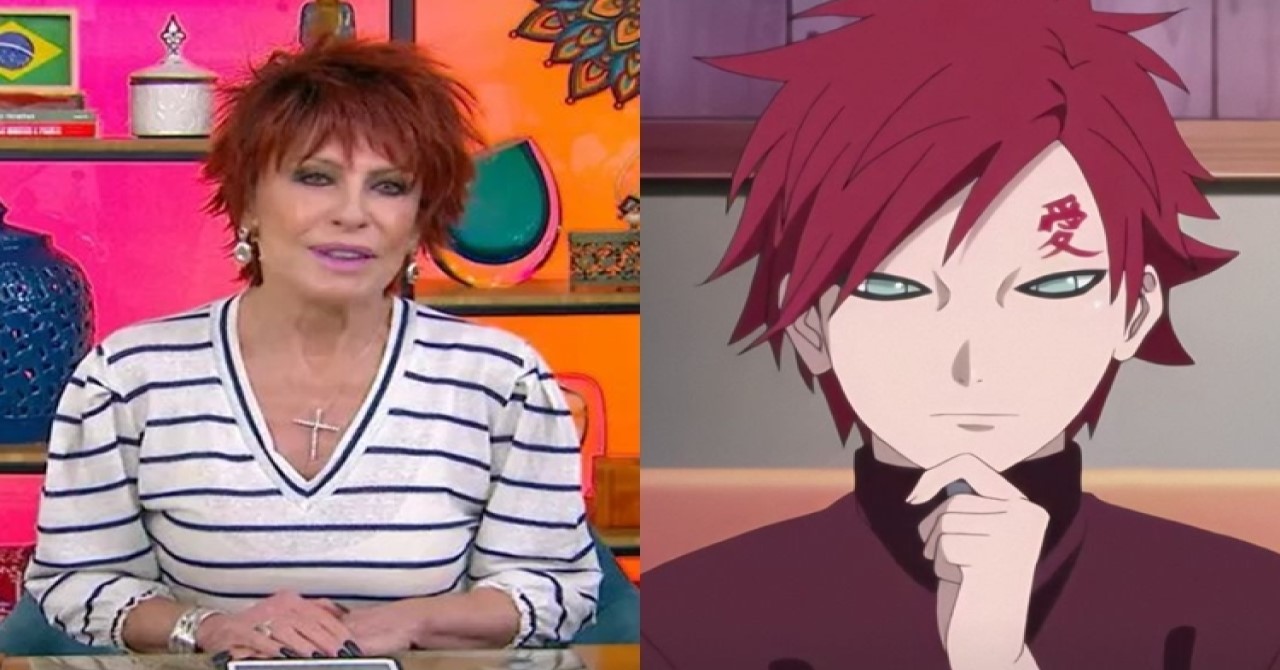 Ruiva, Ana Maria Braga fica A CARA de Gaara do Naruto e fãs choram de rir na web
