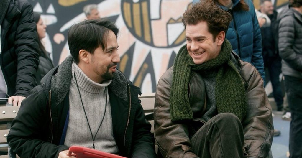Mais uma pessoa sabia sobre o retorno de Andrew Garfield: Lin-Manuel Miranda