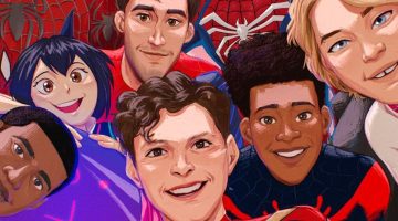 Fã reúne 11 versões do Homem-Aranha em uma ilustração fenomenal