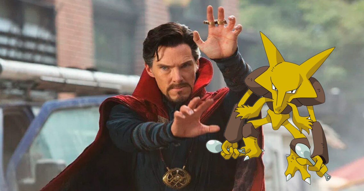 Irado! Fã de Pokémon cria arte incrível que cruza Doutor Estranho e Alakazam