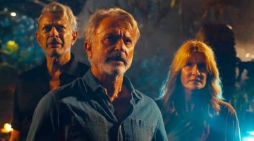 Retorno do trio original é destaque no eletrizante 1º trailer de Jurassic World: Domínio