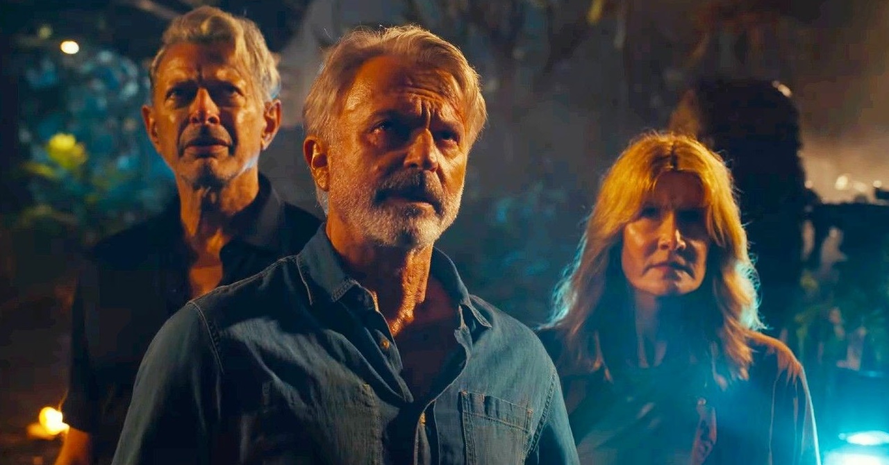 Retorno do trio original é destaque no eletrizante 1º trailer de Jurassic World: Domínio