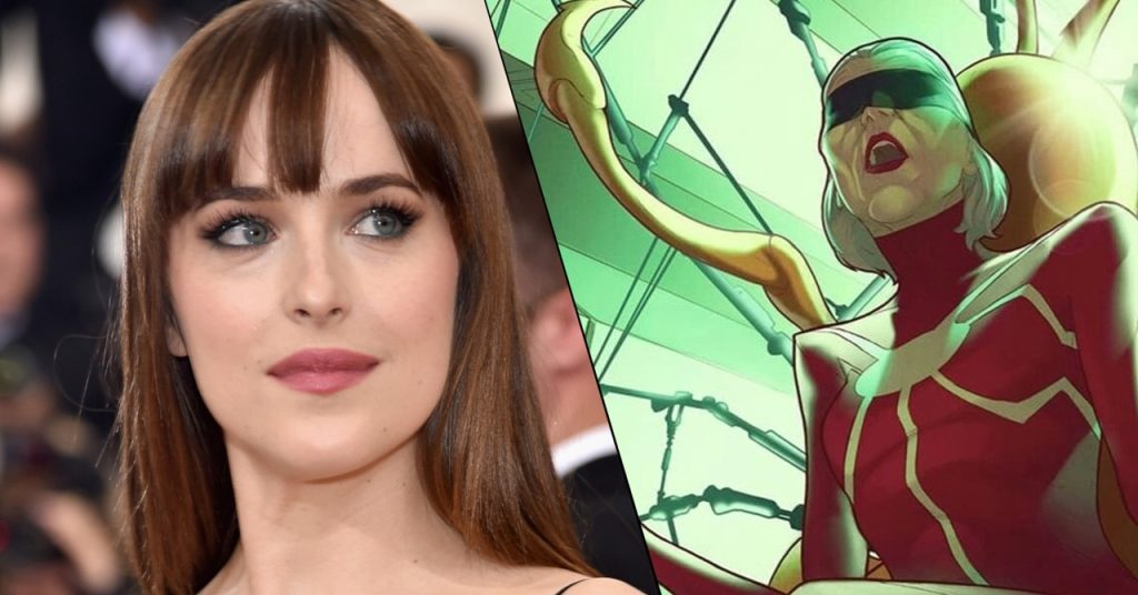 Dakota Johnson será a Madame Teia em filme do Aranhaverso da Sony, diz site