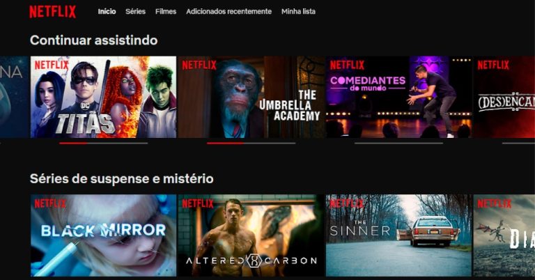 netflix continuar assistindo