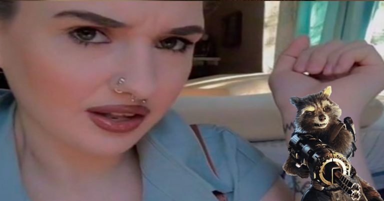 Guardiões da Galáxia tatuagem rocket