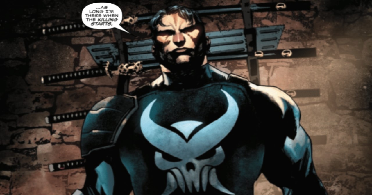 Marvel explica como o Justiceiro recebe o novo logotipo de caveira