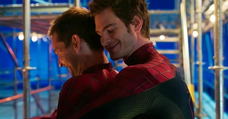 tobey maguire e andrew garfield bastidores homem-aranha sem volta para casa