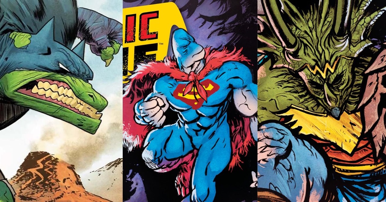Jurassic League: heróis da DC são dinossauros em novo universo paralelo da editora