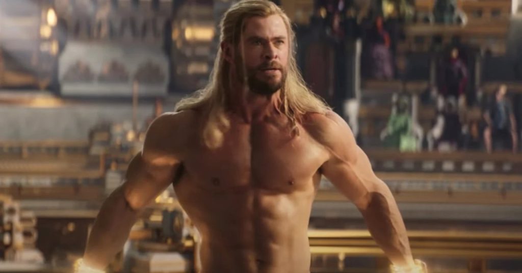 Thor peladão é um dos destaques no 2º trailer de Amor e Trovão; assista