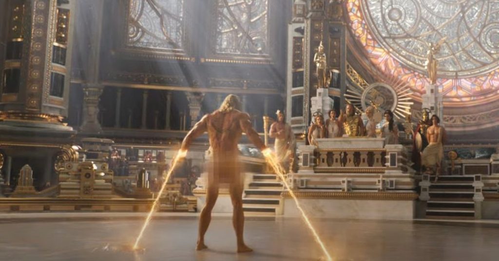 Thor: Amor e Trovão é o primeiro filme da Marvel a receber aviso de ‘nudez parcial’