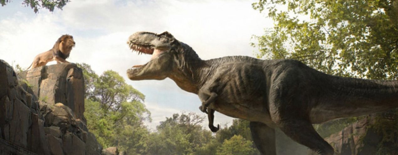 jurassic world: domínio t-rex e leao