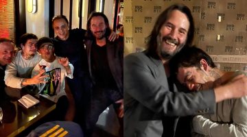 Rolê aleatório! No Brasil, Keanu Reeves sai com Whindersson, Felipe Massa e Rubinho