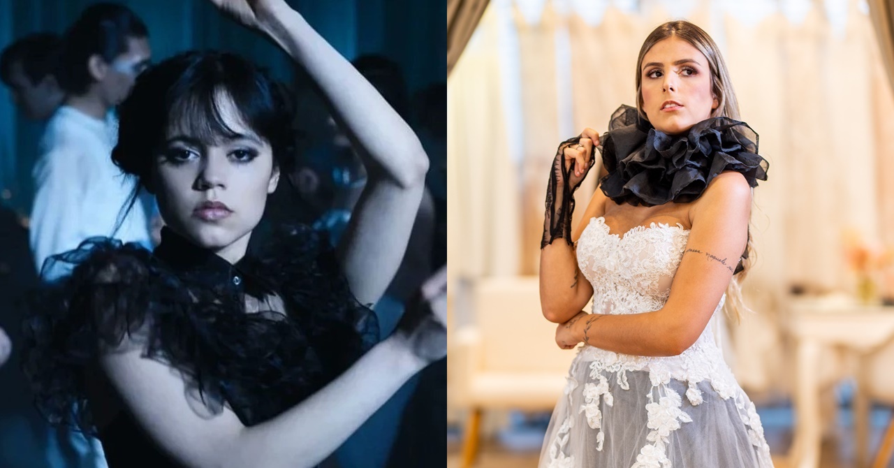 Wandinha: sucesso da Netflix inspira vestidos de noiva de alta-costura