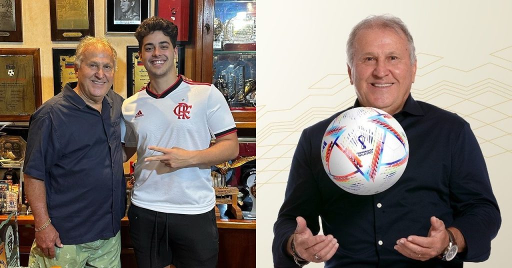 Breno Jordan visita Zico, maior ídolo da história do Flamengo