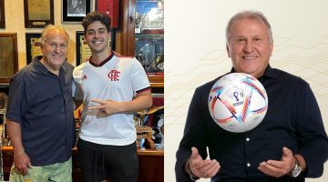Breno Jordan conta detalhes da visita na casa de Zico, ídolo do Flamengo: ‘humildade’