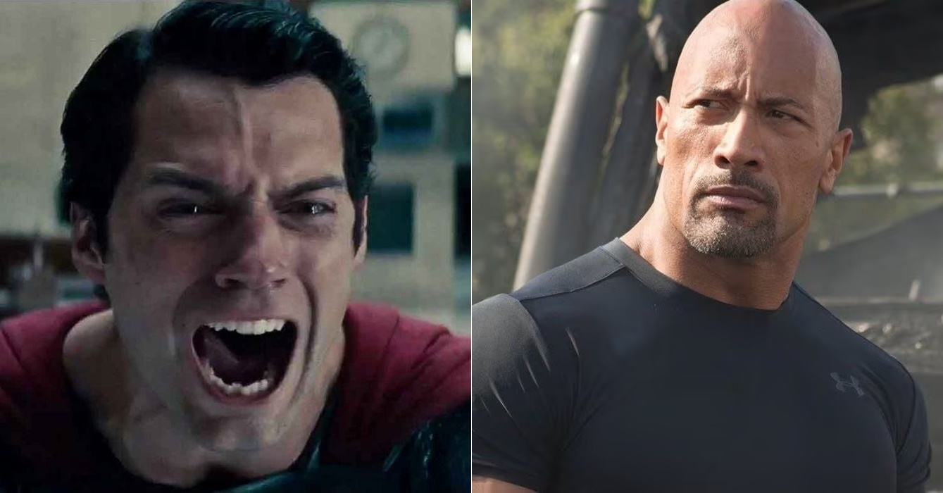 Chefe da DC Filmes dá a entender que foi The Rock quem ‘sacaneou’ Henry Cavill