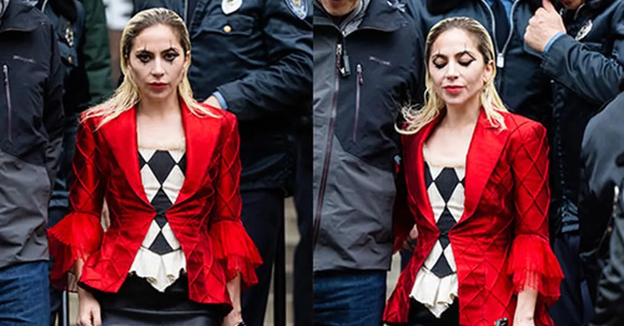 Lady Gaga aparece surtada como Arlequina em novas fotos de Coringa 2