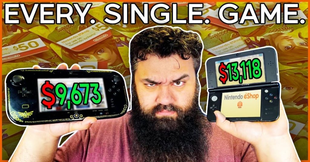 Youtuber gasta uma fortuna para comprar todos os jogos de Nintendo Wii e 3DS