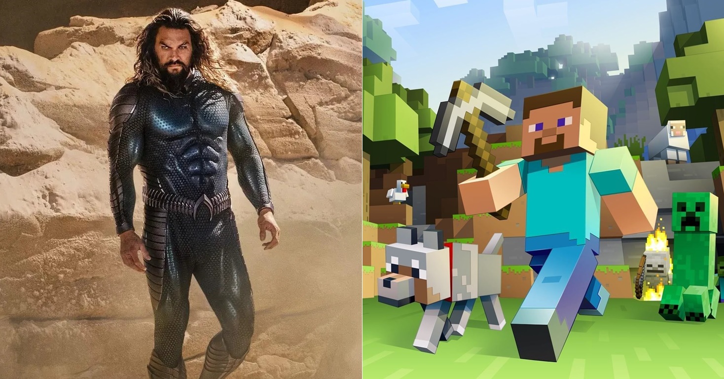 Aquaman 2 e Minecraft: filmes com Jason Momoa ganham novas datas de estreia