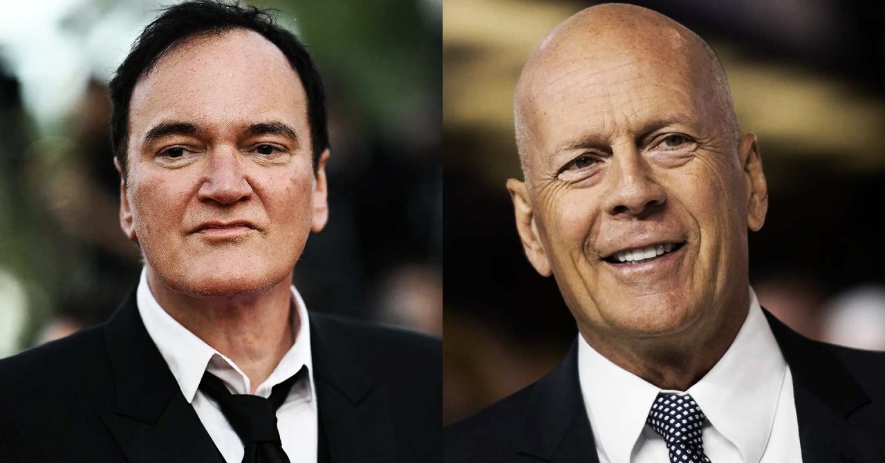 Quentin Tarantino ainda quer fazer filme com Bruce Willis, que está com demência