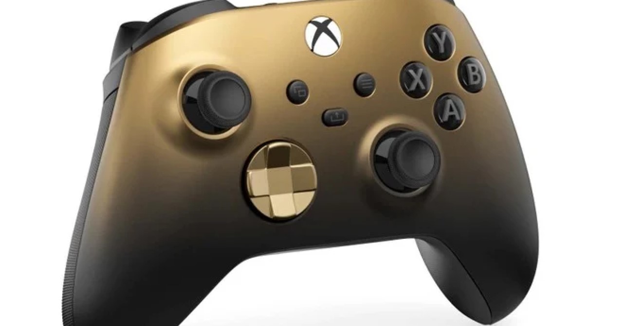 Xbox anuncia controle dourado com bateria de até 40h