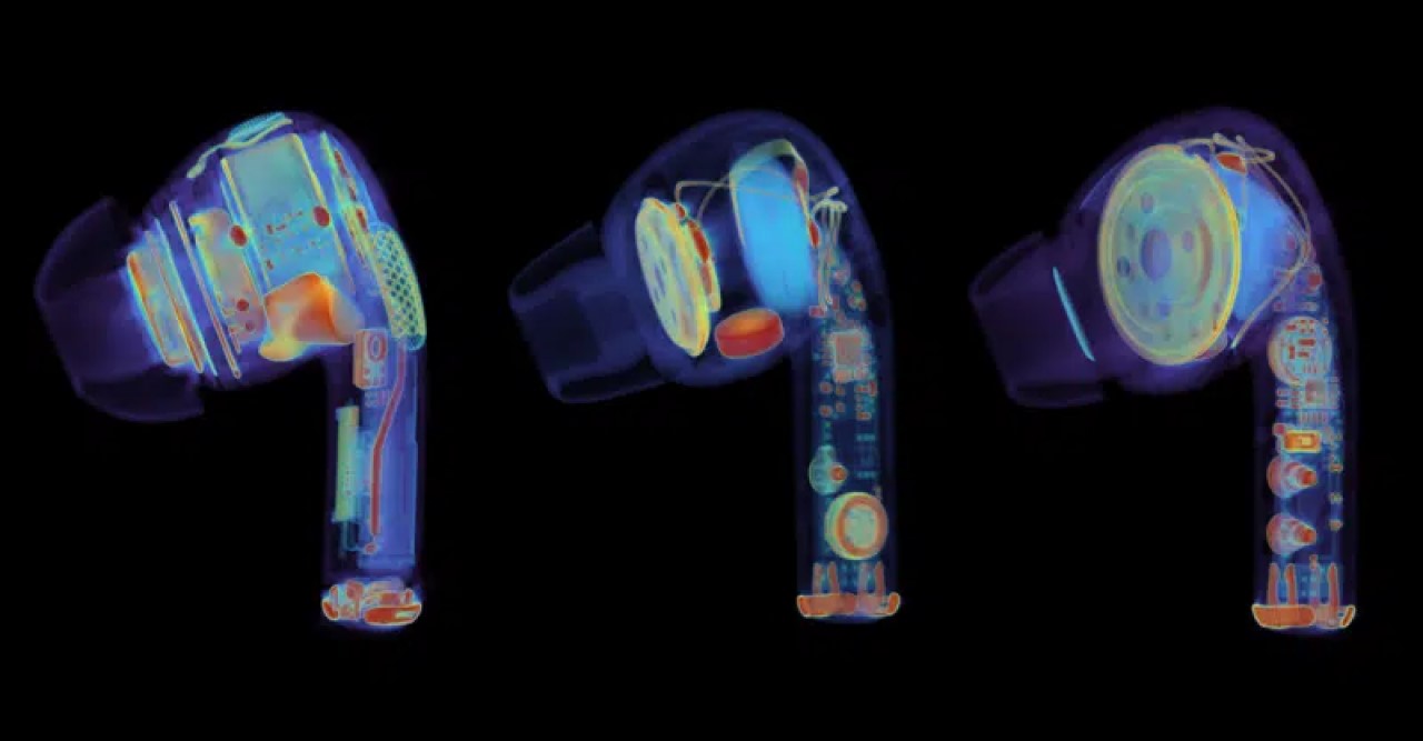 Tomografia de AirPods Pro revela diferenças entre piratas e originais