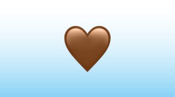 Qual é o significado do emoji de coração marrom no WhatsApp?