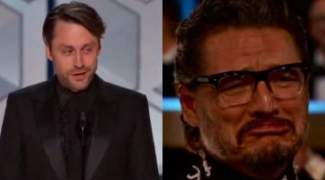 Kieran Culkin tira sarro de Pedro Pascal ao vencê-lo no Globo de Ouro: ‘chupa!’
