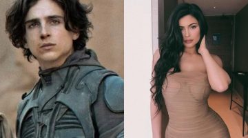 Timothée Chalamet e Kylie Jenner vão juntos e trocam beijos no Globo de Ouro