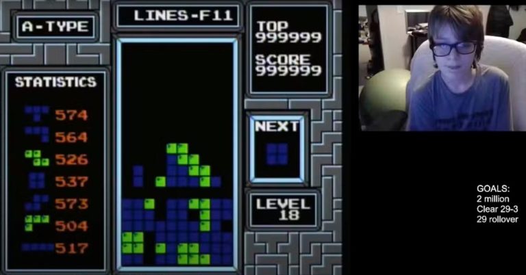garoto 13 anos - Tetris